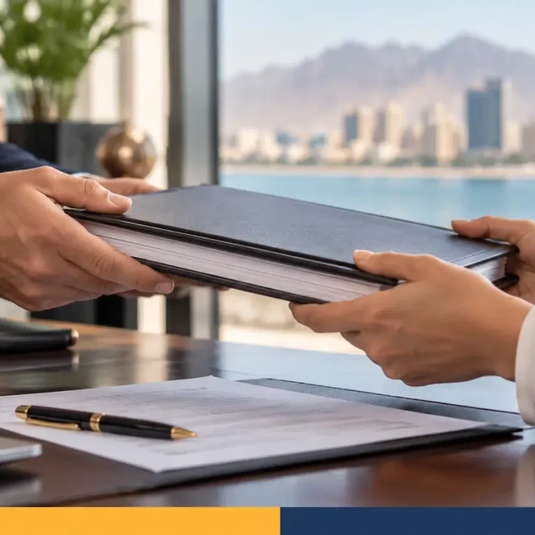 UAE corporate document handover RAK ICC